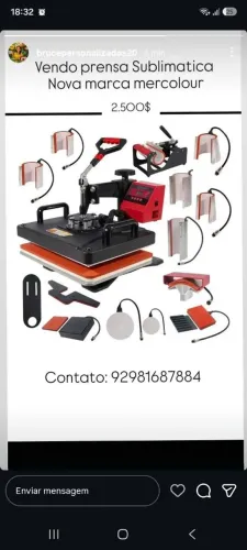 Prensa sublimatica nova
