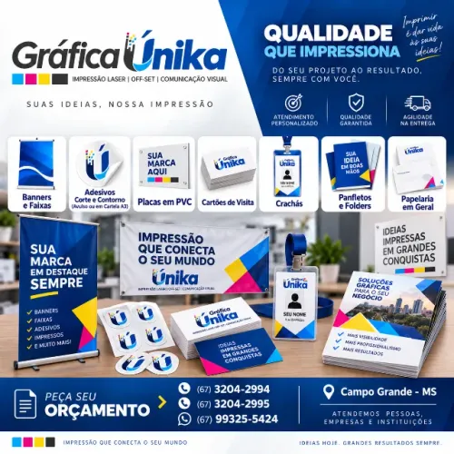 Gráfica em Campo Grande | Adesivos, Banners, Placas e Impressos