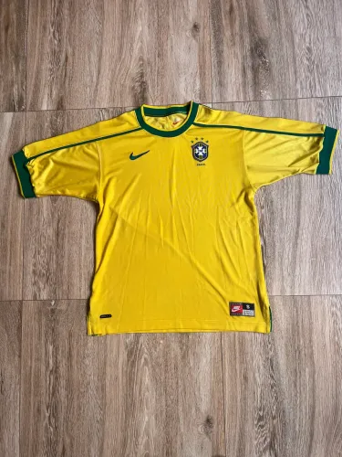 Camisa Nike Brasil 1998 Made El Salvador