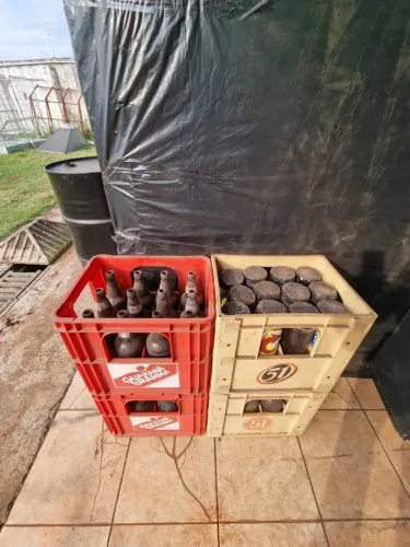 Caixa litrão engradado 12 garrafas 1 litros