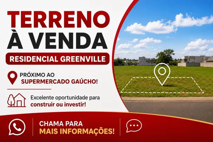 Terreno a venda para construir ou investir