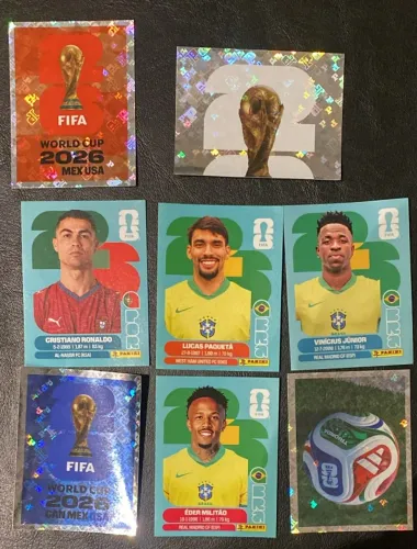 Figurinhas Copa do Mundo 2026 - Diversas