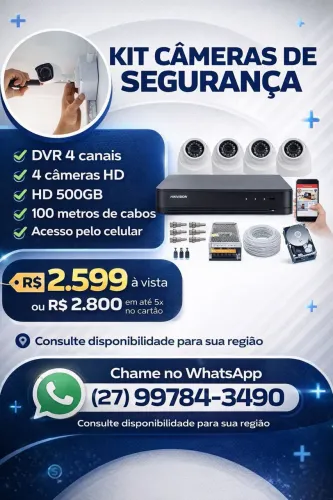 Instalação de câmeras 