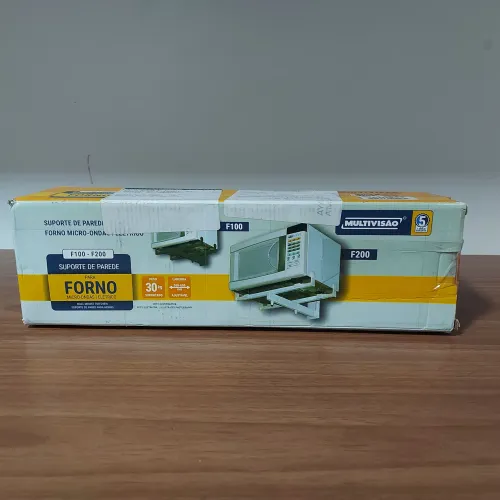 Suporte de parede para Forno Micro-ondas cor preta ou Elétrico marca Multivisão