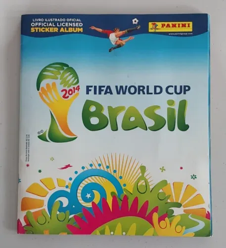 VENDO ÁLBUM DE FIGURINHAS DA COPA 2014, NOVÍSSIMO, SUPER CONSERVADO!!!