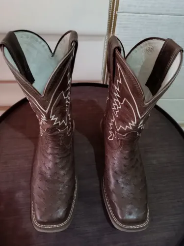 Bota Durango Couro Exótico avestruz