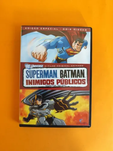 Dvd duplo Batman e Superman inimigos públicos