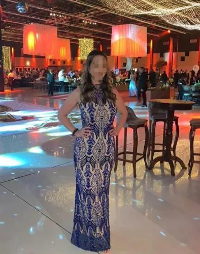Vestido festa/formatura bordado luxoso