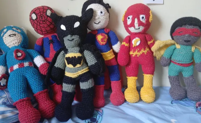 Amigurumi bonecos marvel