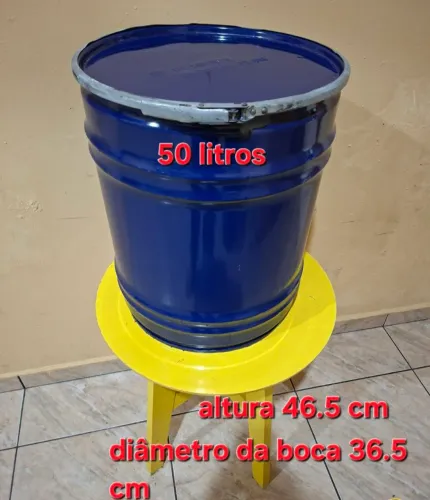 Tambor de ferro 50 litros