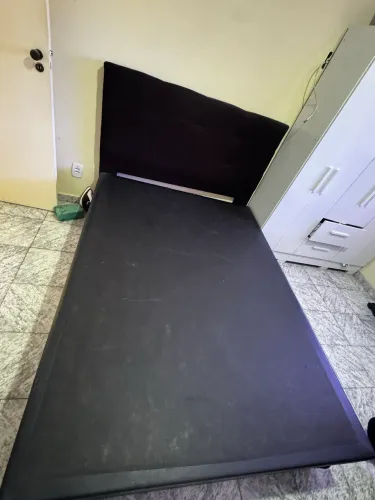 Cama Box Baú Casal + Cabeceira