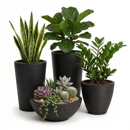 Vasos para flores - Luxo e Sofisticação 