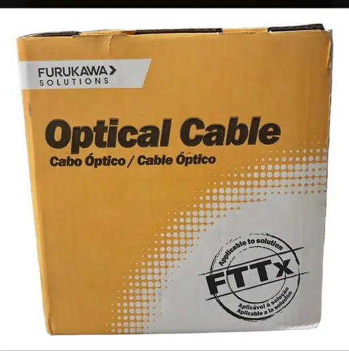 Cabo Low Friction 500m Fibra Optica Furukawa branco