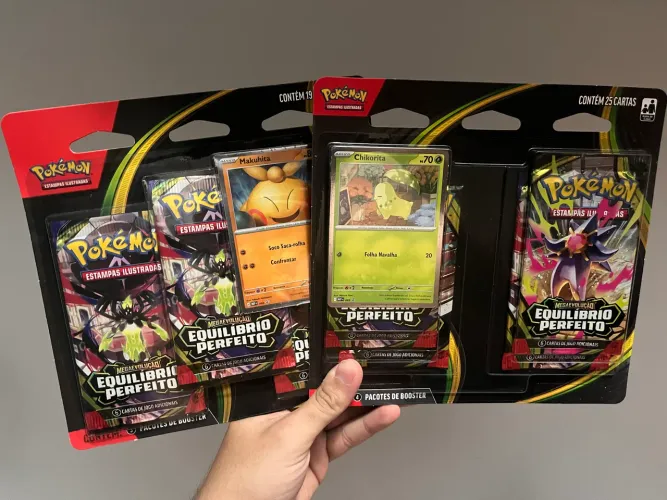 Kit Colecionador Pokémon TCG ME03 Lacrado Original Copag