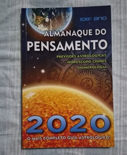 almanaque do pensamento 2020 -108° ano Previsões astrologicas, horóscopo chinês, númerolog