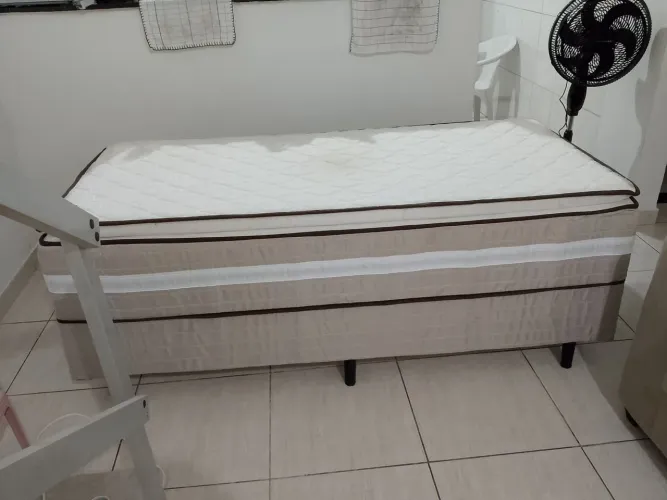 Cama Box Solteiro Conjugado Reconflex, Em Bom Estado