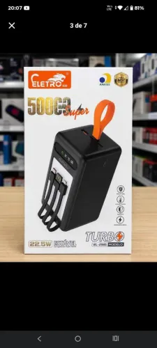 CARREGADOR PORTÁTIL POWERBANK A PARTIR DE 95 REAIS