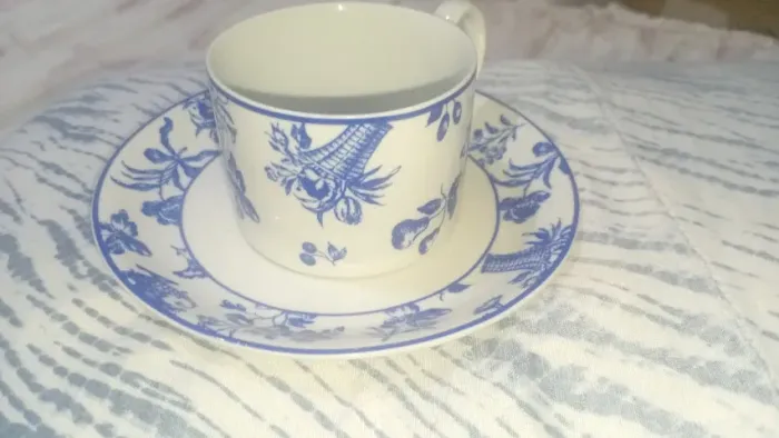Xícara e pires Chintz Azul da Vista Alegre