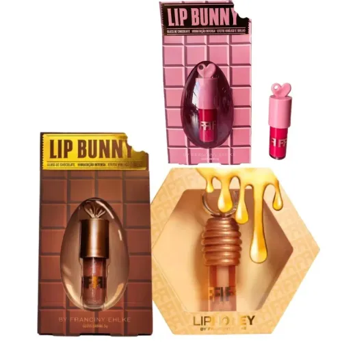 Kit lip gloss franciny ehlke lip honey lip bunny