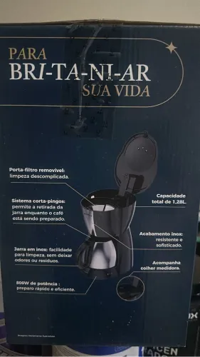 Cafeteira inox - na caixa ainda nova 