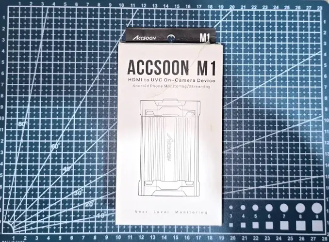 Accsoon M1 - HDMI para USB-C Adaptador de monitor de vídeo na câmera para android