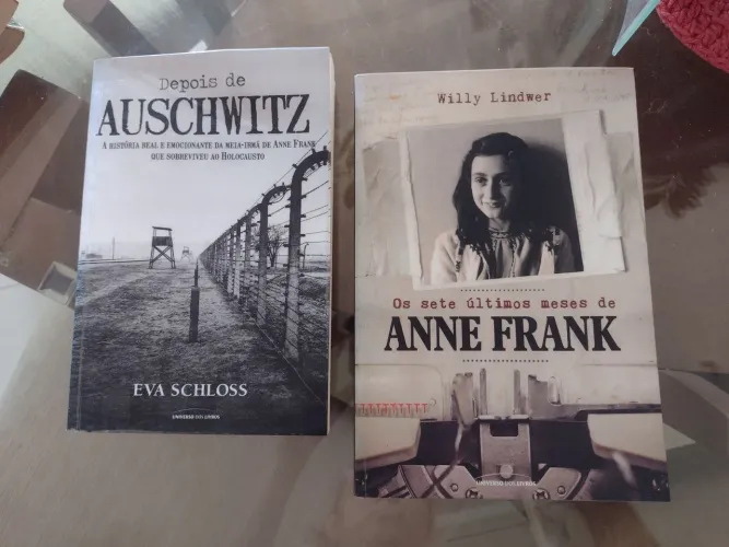 Livro Depois de Auschwitz + Os setes últimos meses de Anne Frank