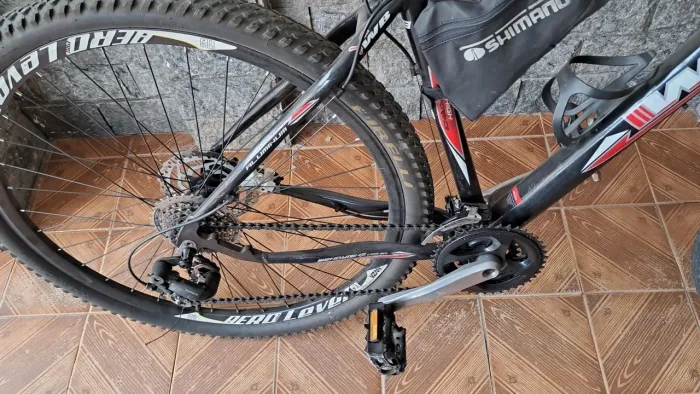 Bike aro 29 equipado com tudo shimano