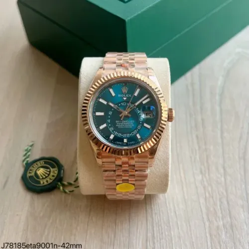 Relógio Rolex Sky-Dweller -Mostrdor Esverdeado -ETA S/c