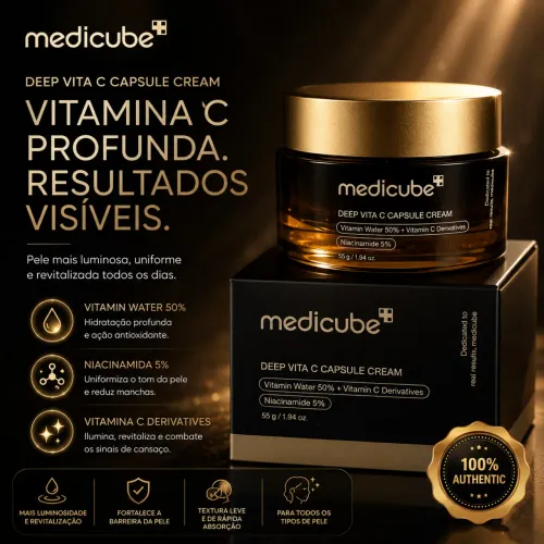 medicube® DEEP VITA C CAPSULE CREAM Vitamin Water 50% + Vitamin C Derivatives