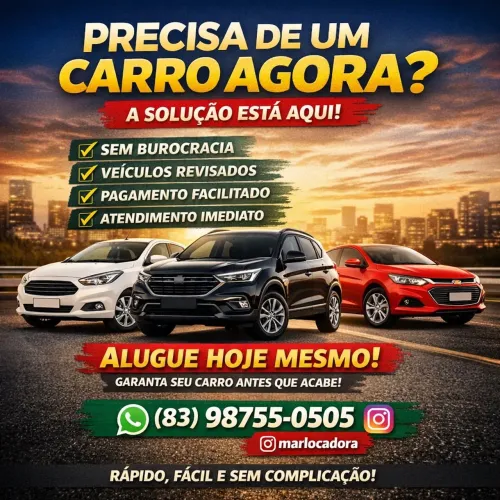 Aluguel de carros em João Pessoa