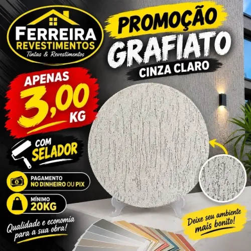 Grafiato cinza