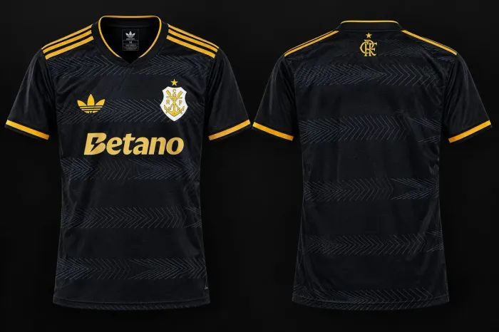 Camisa Flamengo Preta Betano