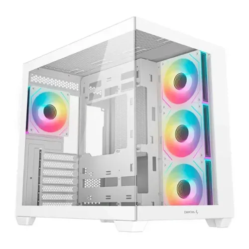 GABINETE GAMER DEEPCOOL CG530 4F ARGB MID-TOWER BRANCO