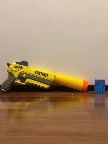 Lanca Dardos Nerf Fortnite Sp-l E7063 Hasbro, Amarelo 