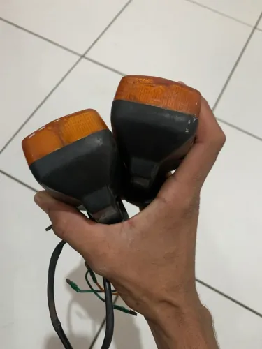 Par pisca setas cg titan125 original Honda usadas