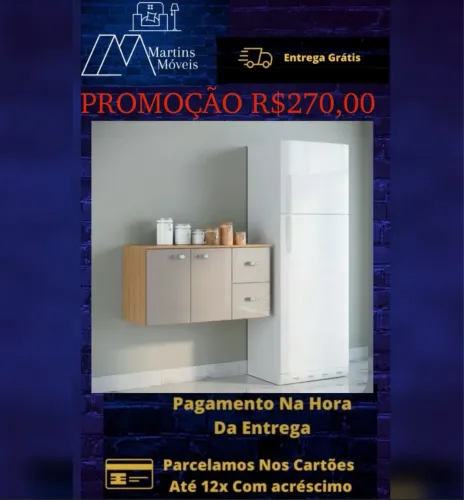 GRANDE PROMOÇÃO*BALÇÃO DE COZINHA JULIA COM ENTREGA GRÁTIS ACEITA CARTÃO