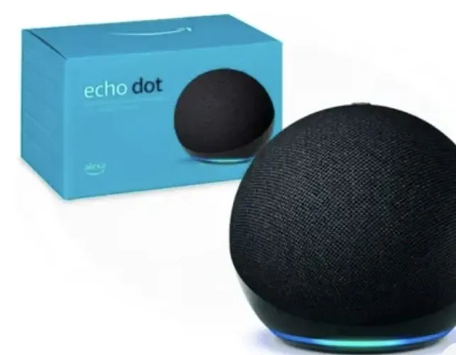 Alexa Echo Dot Original Amazon 5a. Geração  - Nova, Caixa Aberta, Sem Uso