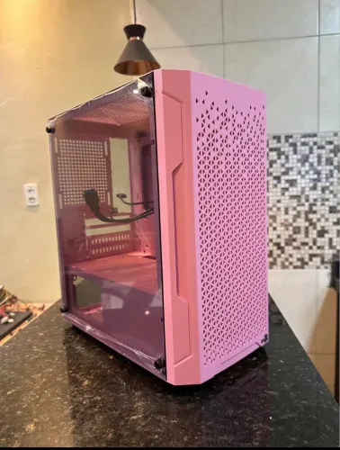 Gabinete Gamer Trinity Pink NOVO