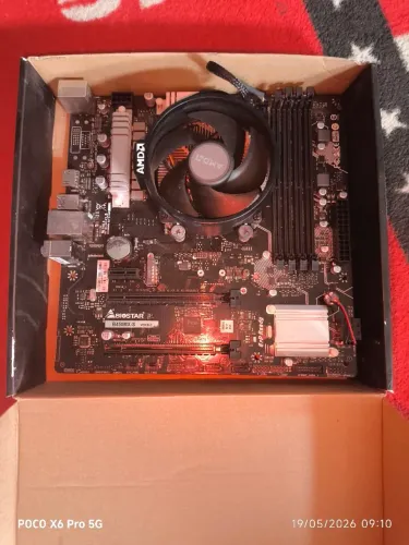 Placa mãe B450m + Ryzen 5 3600