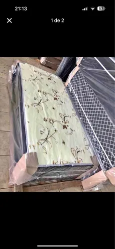 Cama Box solteiro | Frete gratis.