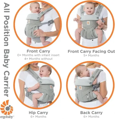 canguru ergobaby 360° original ergonômico preto