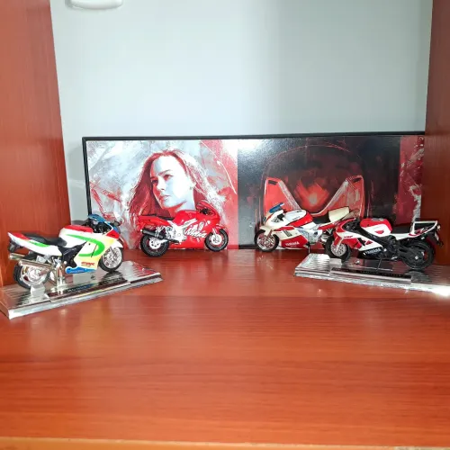 Lote - Motos metálicas de colecionador 1:18