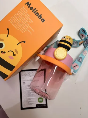 Garrafa com Alça Melinha 350ml Imaginarium - Nova e Sem BPA