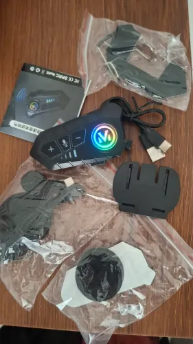 Fone Intercomunicador Bluetooth Para Capacete