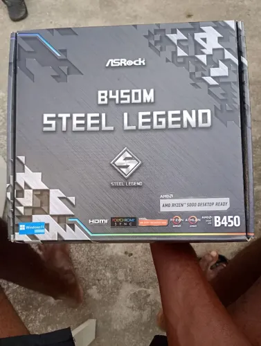 Placa Mãe B450 Stell Legend