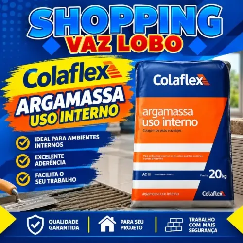 Argamassa Uso Interno | ColaFlex