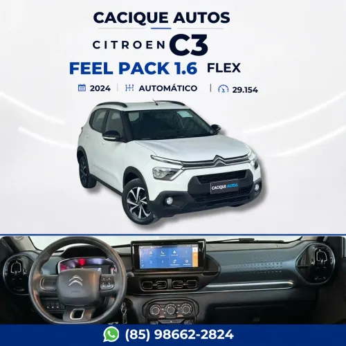 Citroen C3 Feel Pack 1.6 Flex 16V 5P Aut. 2024