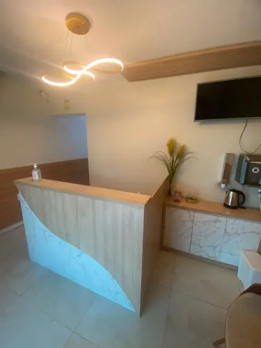Balcão para recepção