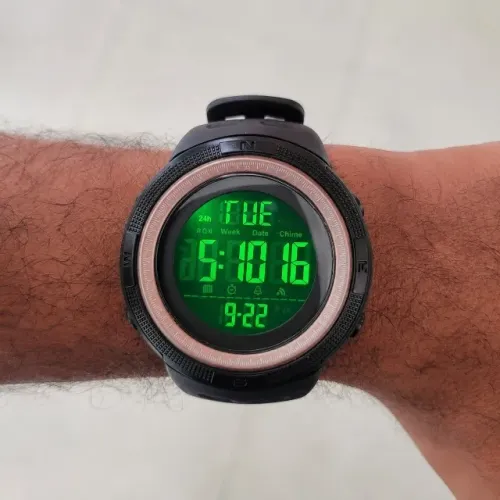 Relógio Masculino Skmei 1251 Digital Sport Black Com Arorosê