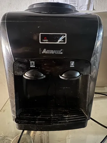 Bebedouro Refrigerado Eletrônico Agua Gelada Black Cor Preto 127/220v